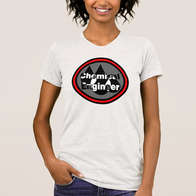 Drops-Kreis des Chemieingenieurs T-Shirt (Vorderseite)