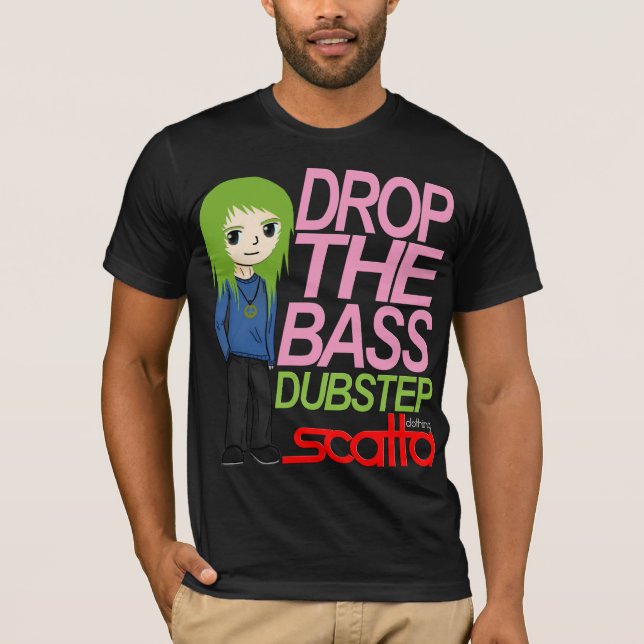 DropTheBass Dubstep T - Shirt (die Ausgabe des (Vorderseite)
