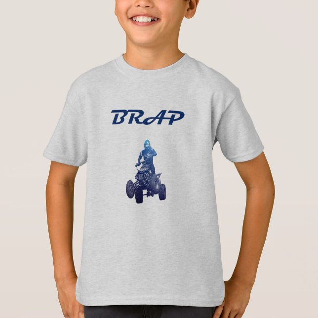 Droschke-Reiter-T-Shirt Brap Jungen-ATV T-Shirt (Vorderseite)