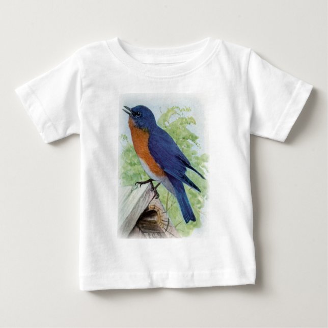 Drossel Baby T-shirt (Vorderseite)