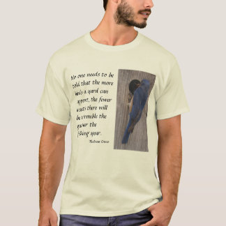 Drossel, der Freund des Gärtners T-Shirt