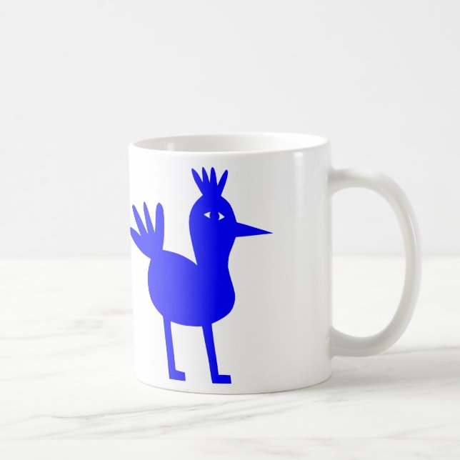 Drossel-Glück genießt Ihren Kaffee Kaffeetasse (Rechts)