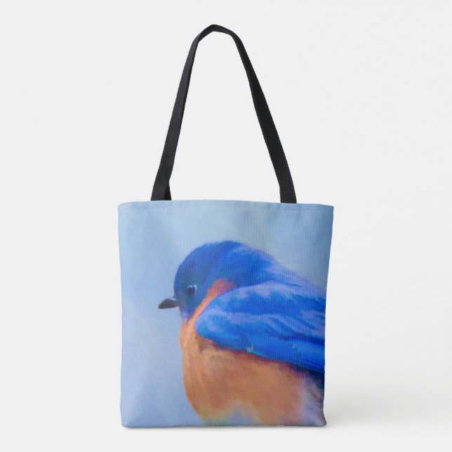 Drossel-Malerei - ursprüngliche Vogel-Kunst (Rückseite)