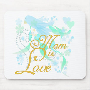 Drossel-Mama ist Liebe Mousepad