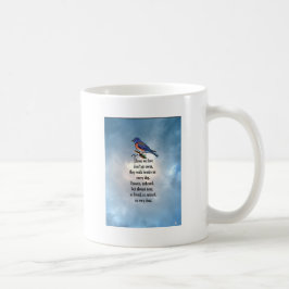 Drossel-"so geliebtes" Gedicht Tasse