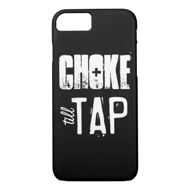 Drosselklappe bis stechen | Brasilianer Jiu Jitsu Case-Mate iPhone Hülle (Rückseite)