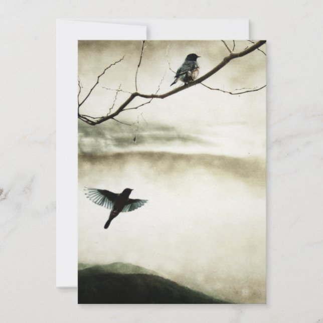 Drosseln in der Liebe-Einladung Einladung (Vorderseite)