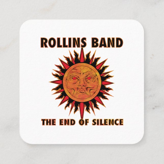 Droud Traumband Quadratische Visitenkarte (Rückseite)