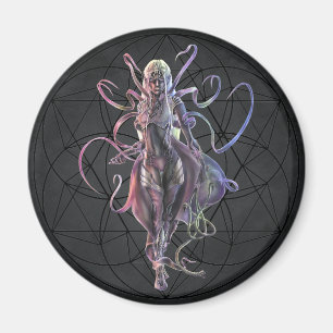 Drow Matronen-runder Magnet