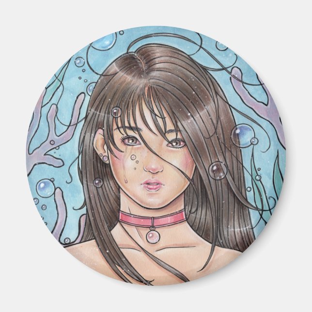 Drown Mermaid Magnet (Vorne)