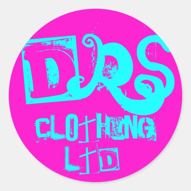 DRS Rundkleber Runder Aufkleber (Vorderseite)