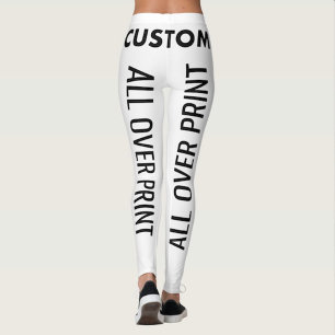Druck auf allen Seiten kundenspezifische Leggings
