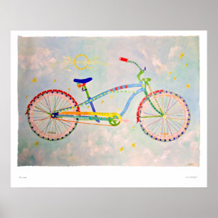 Druck Cruiser Fahrrad Poster