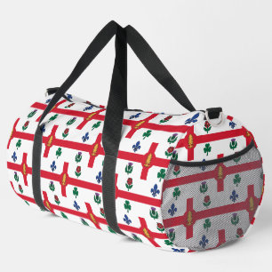 Druck-Cut-Näh-Tasche mit der Flagge von Montreal, Duffle Bag