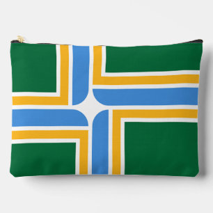 Druck-Cut-Näh-Tasche mit der Flagge von Portland,  Zubehörtasche