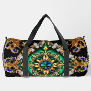 Druck-Cut-Näh-Tasche mit Farben Brasiliens Duffle Bag