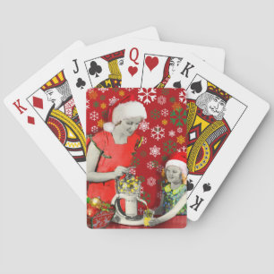 Drück deine Weihnachten Spielkarten
