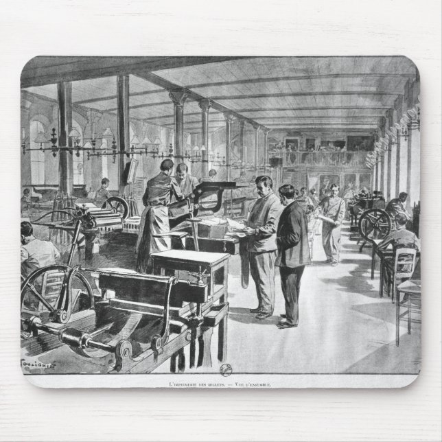 Druck der Banknoten Mousepad (Vorne)