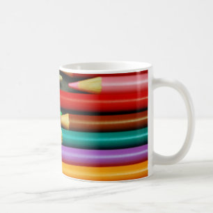 Druck der bunten Bleistifte Tasse