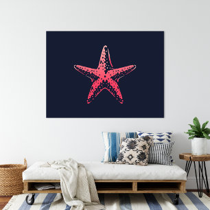 Druck der Star Fish Sea Kreatur   Star Fish Print Poster