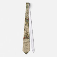 Druck der Weltkarte 1689