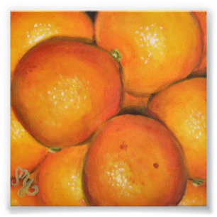 " Druck des Foto-8x8 - Orangen