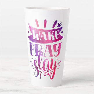 Drück dich aus - Wach auf, bete, erschlage - Pink Milchtasse