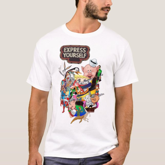 Drück dich selbst T-Shirt (Vorderseite)
