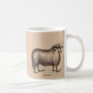 Druck Dorset ram aus dem 19. Jahrhundert Tasse