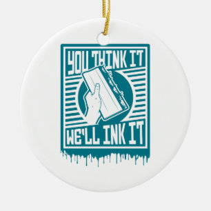 Druck-Druckkopf-Tintenzeichnung Keramik Ornament