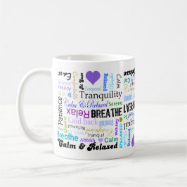 Druck-Entlastung ruhige u. entspannende Tasse