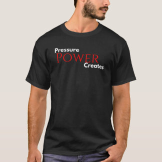 Druck Erstellt Power - Motivierend roter Power T- T-Shirt
