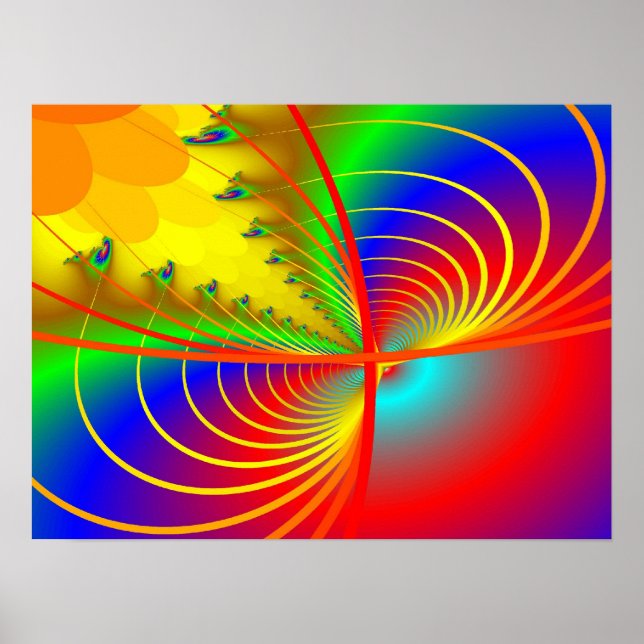 Druck: Fraktal Grafik II Poster (Vorne)