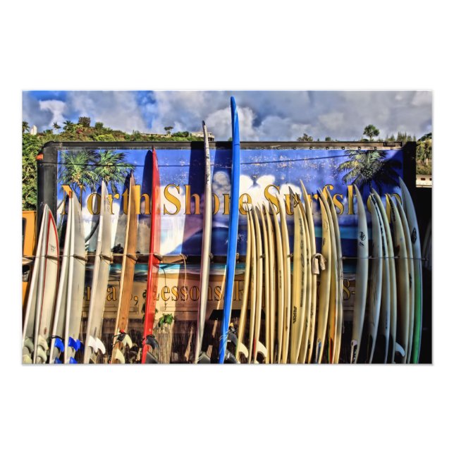 Druck im North Shore Surf Shop (Vorne)