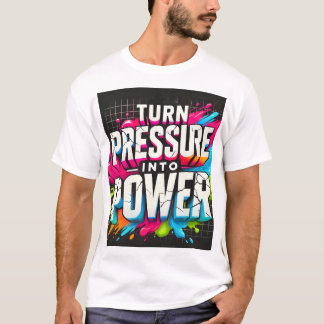 **"Druck in den Power drehen" Motivierend Schlag A T-Shirt