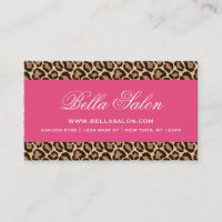 Druck in Pink und Girl Leopard