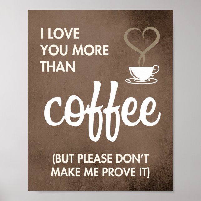 Druck, Kaffee, Wohngestaltung, Typografie, Poster (Vorne)