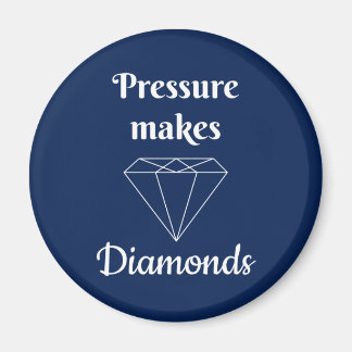 Druck macht Diamanten Magnet