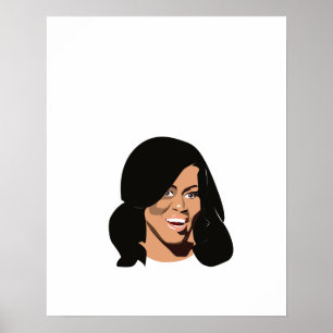 Druck Michelle Obama Poster