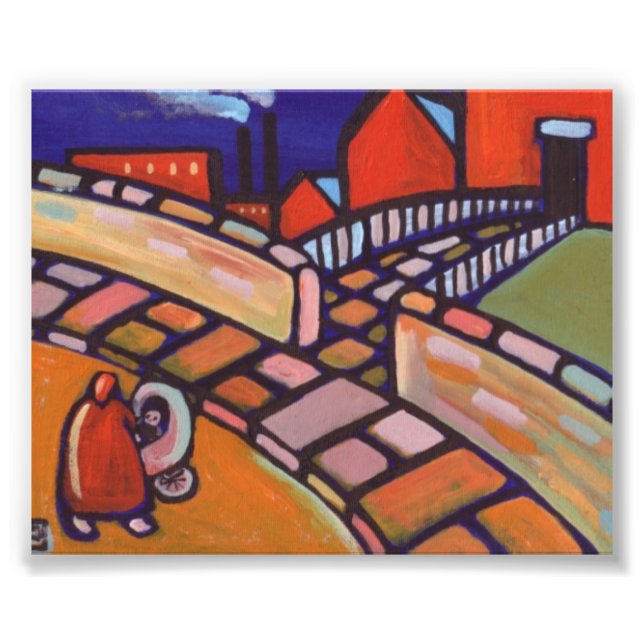 (Druck Mutter und Kind im Foto) Fotodruck (Vorne)