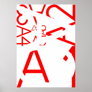 Druck nach ISO A Serie Poster