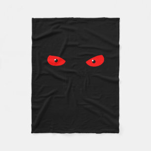 Drück nicht meine Knöpfe_ Rote Augen _ Sarkastisch Fleecedecke