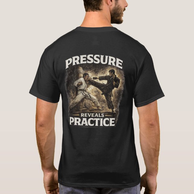 Druck Offenbart Übung T-Shirt (Rückseite)