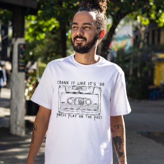 Drück Play auf die Vergangenheit – 90er Stereo Sou T-Shirt