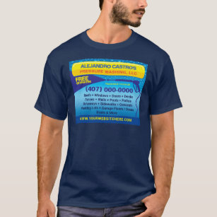 Druck (Power) Wäsche- und Reinigungsvorlage T-Shirt
