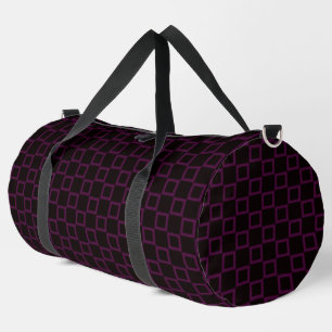 Druck Schneiden Nähbeutel lila violett schwarz Des Duffle Bag