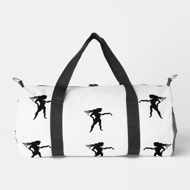 Druck Schneiden Nähtasche : Duffel Beutel Frau Pow Duffle Bag (Vorderseite)