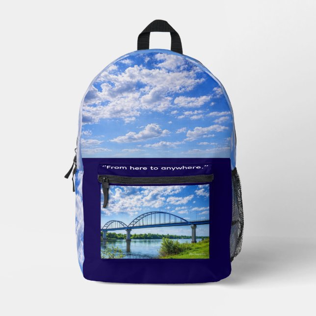 Druck-Schneiderei-Tasche Bedruckter Rucksack (Vorderseite)