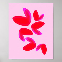 Druck, Value Poster Paper (Halbglanz) mit Herzen