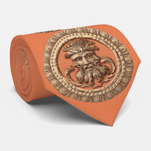 Druck von drei Gesichtern Krawatte